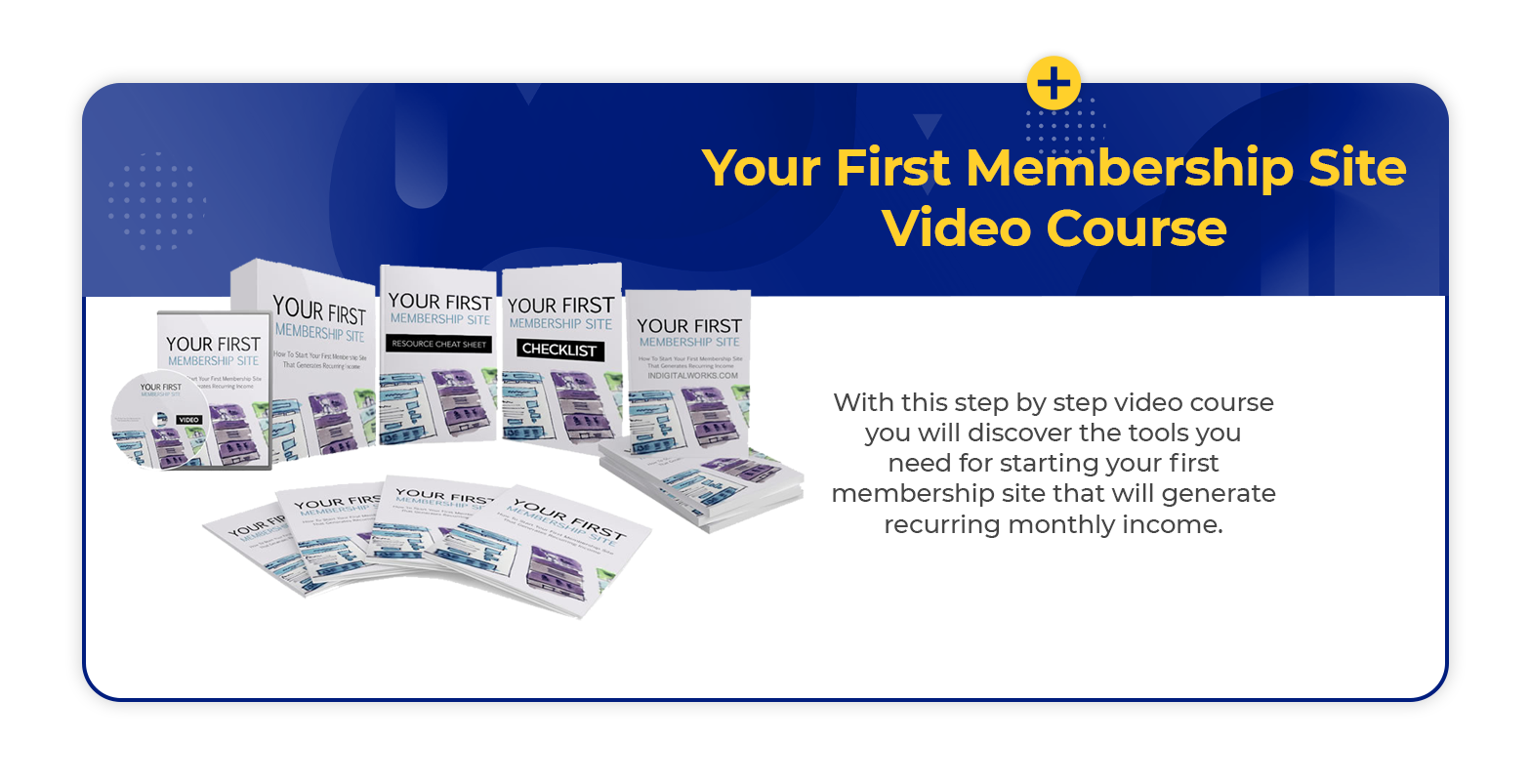 Membership site Video course